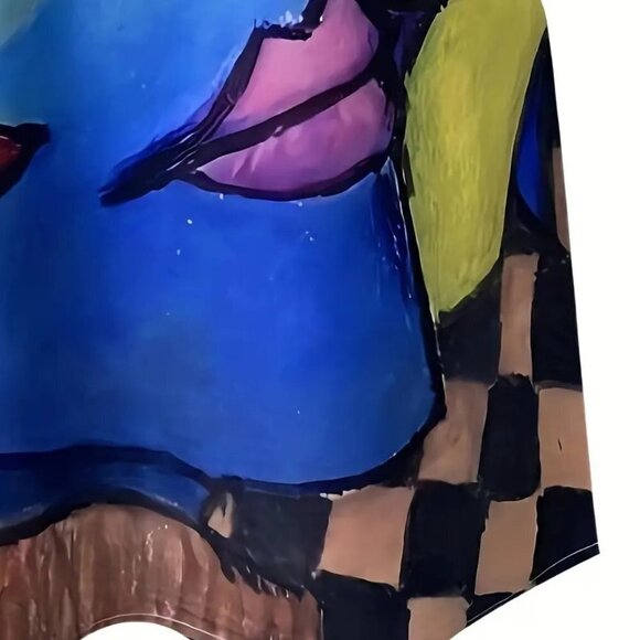 TravelPassions - Abstract Print Half Sleeve Dress (NEW) - Picture 3 of 3